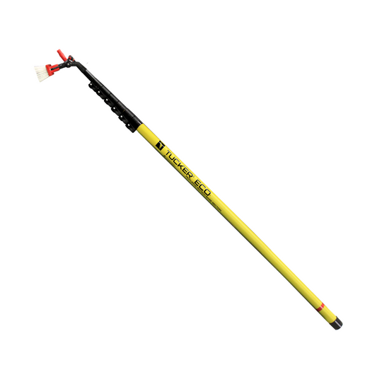 Tucker 15 foot hybrid pole. Water fed pole with brush.