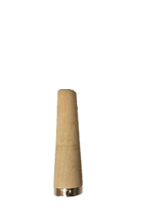 Wood tip cone with acme threads